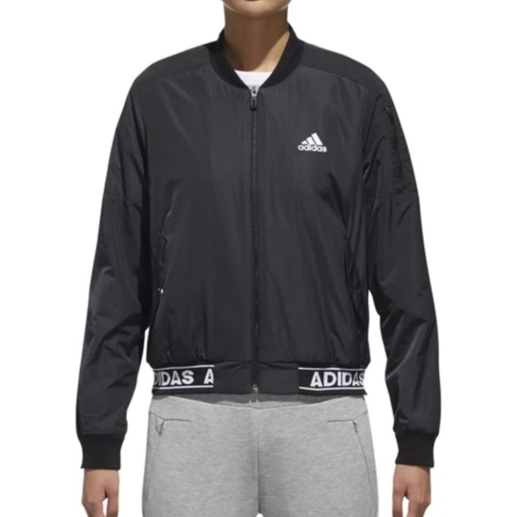 adidas Jackets & Blazers - Adidas Women's Black Bomber Jacket